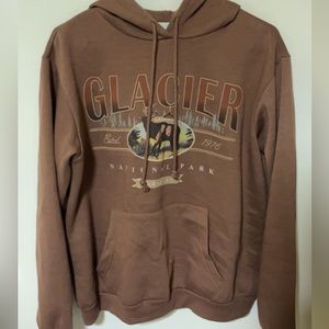 Tilly’s brown graphic hoodie